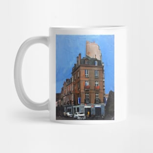 French City, Street Corner Mug